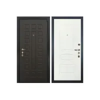 Входная металлическая дверь Лекс 4А Неаполь Mottura Белая шагрень (панель №68)