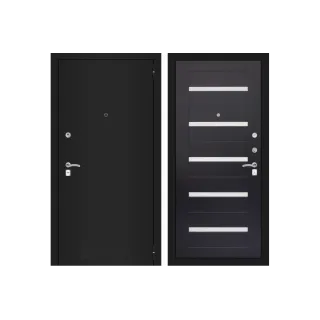 Входная дверь Labirint CLASSIC шагрень черная 01 - Венге