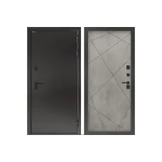 Входная дверь с терморазрывом BN-10 ФЛ-291 Бетон серый (светлый)