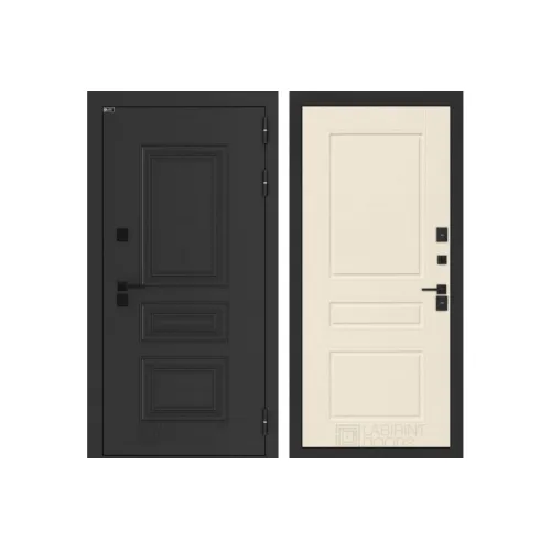 Входная дверь с терморазрывом Аляска Лайт 03 - Крем софт